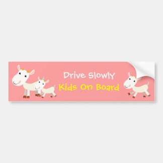 Kör lurar långsamt den Onboard bildekalet Bildekal