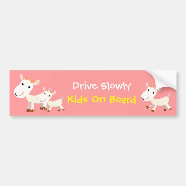 Kör lurar långsamt den Onboard bildekalet Bildekal (Framsidan)