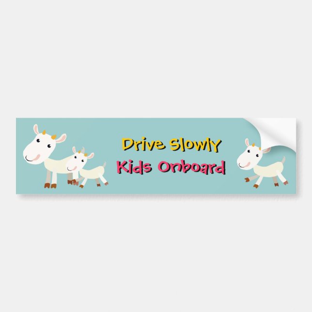 Kör lurar långsamt den Onboard bildekalet Bildekal (Framsidan)