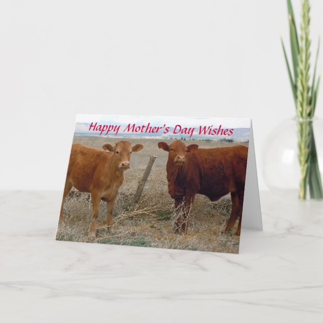 Kor lycklig Mors dag - Westerna Kort (Framsida)