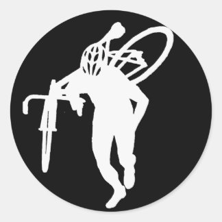 Kor Man Sticker Runt Klistermärke