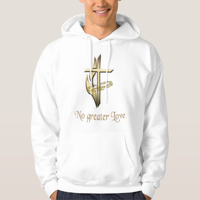 Kor manar, kristna t-shirts hoodie (Framsida)