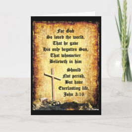 Kor & Manger med John 3vs16 Kort