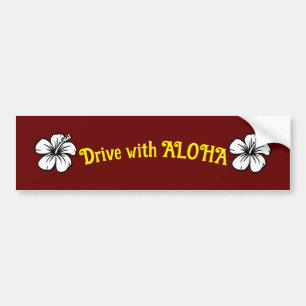 Kör med ALOHA Bildekal