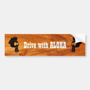 Kör med ALOHA Bildekal