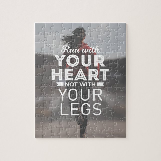 Kör med din hjärta pussel (Vertikal)