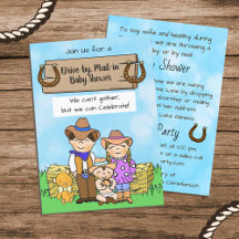 Kör med eller Mal i Cowboyfamiljens babyskor