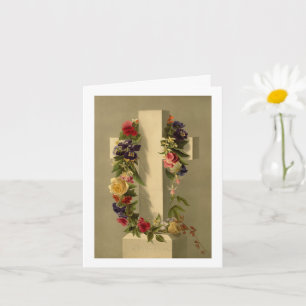 Kor med Flowers Påsk Kort