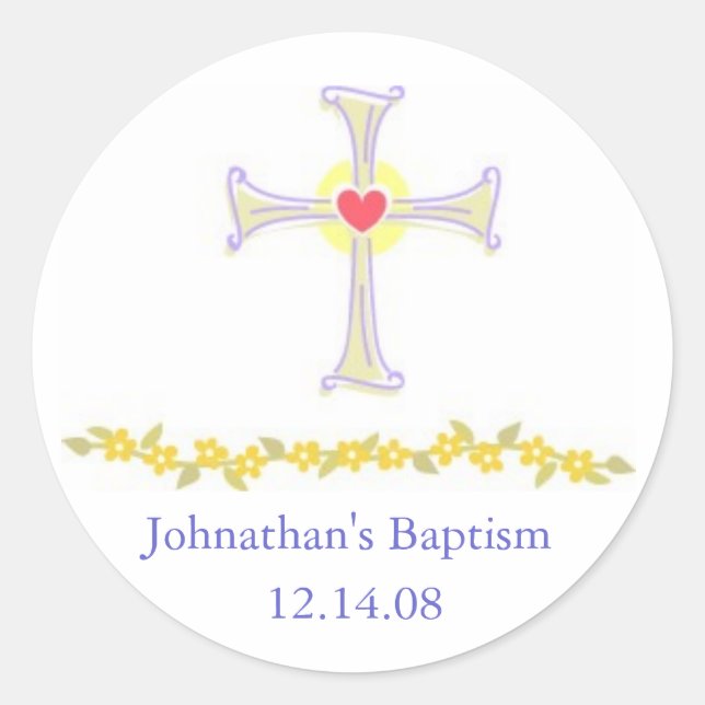 Kor med hjärtklaffare runt klistermärke (Framsida)