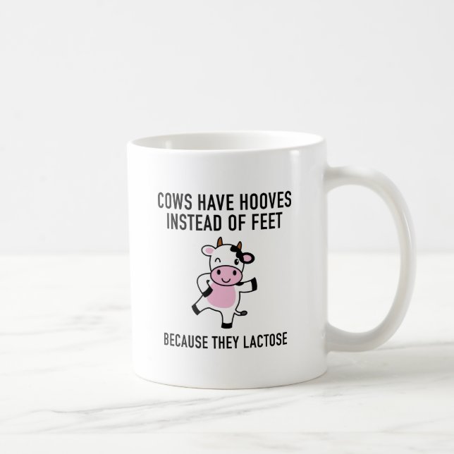 Kor med hovar kaffemugg (Höger)