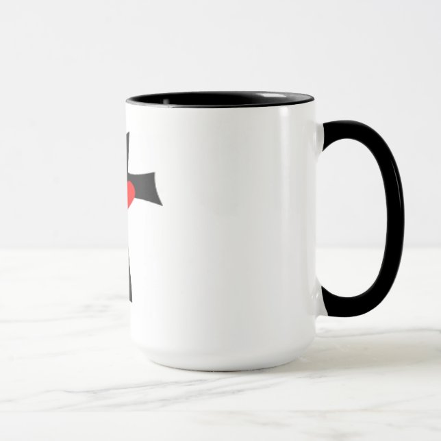 KOR MED RED HEART MUGG (Höger)