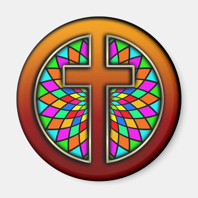 KOR MED STAINERAT GLAS MAGNET (Framsidan)