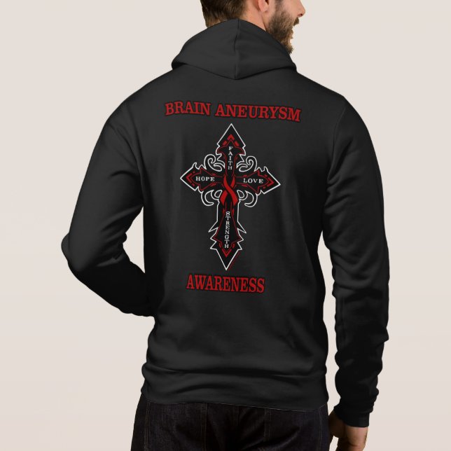 Kor/Medvetenhet.. Brain Aneurysm T Shirt (Baksida)
