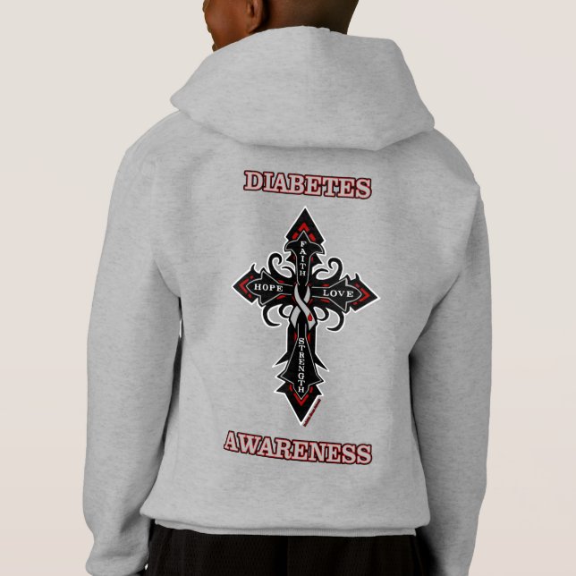 Kor/Medvetenhet ... diabetes T Shirt (Baksida)