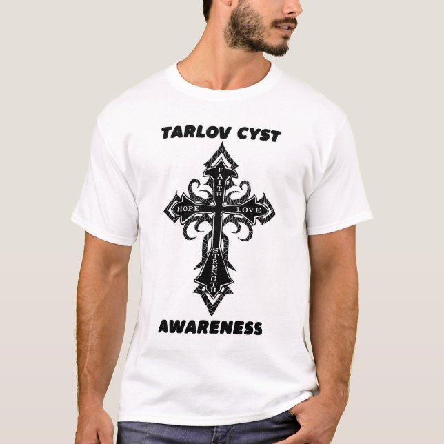 Kor-/medvetenhet… Tarlov cysta T-shirt (Framsida)