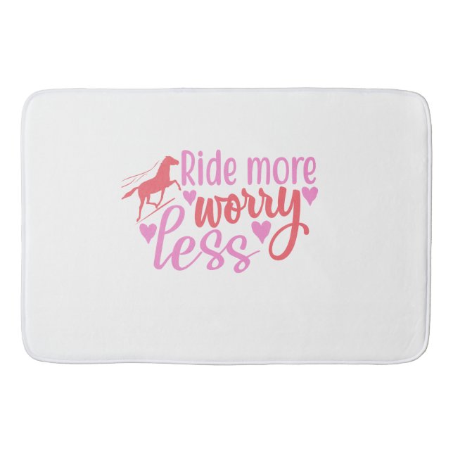 Kör mer, oroa dig mindre badrumsmatta (Framsidan)