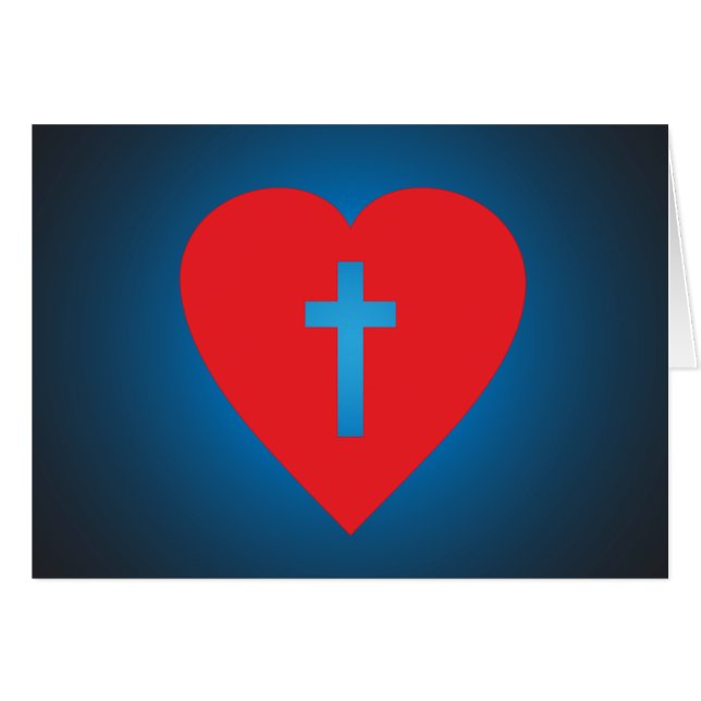 Kor mitt hjärta hälsningskort (Framsidan Horizontal)