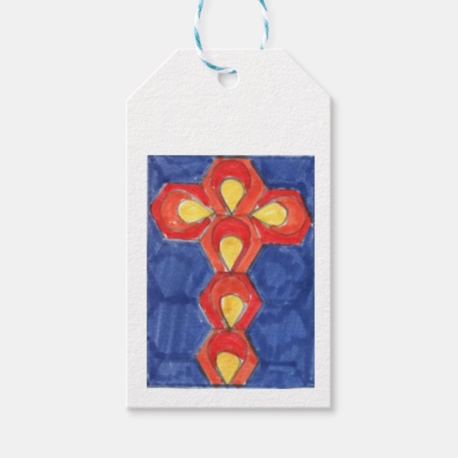 Kor Motif Gift Märkres Presentetikett (Framsidan)