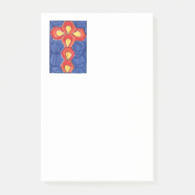Kor Motif-Lodrät efter IT-anteckningar Post-it Block (Framsida)