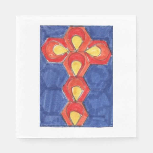 Kor Motif Luncheon Papper Napkins Pappersservett (Framsidan)