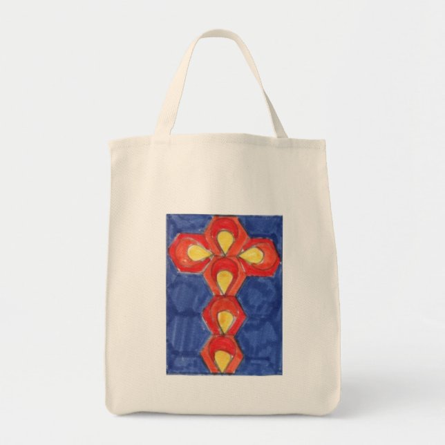 Kor Motif Matkasse Tygkasse (Framsidan)