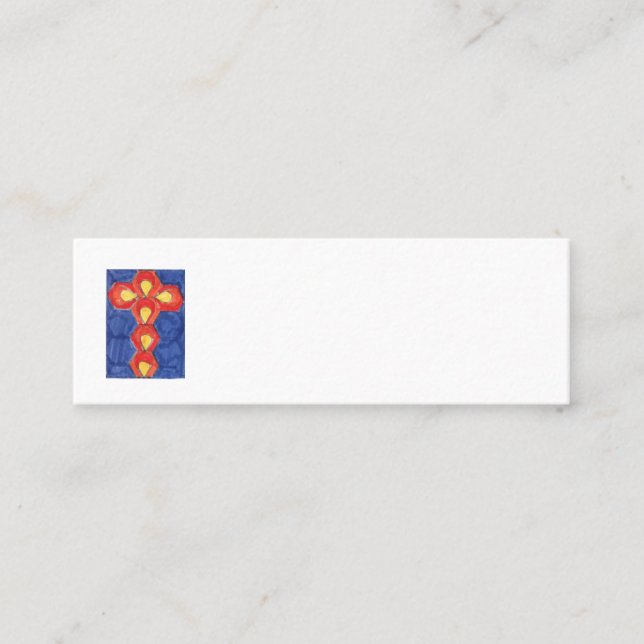 Kor Motif Mini Affärskorten Visitkort (Framsida)