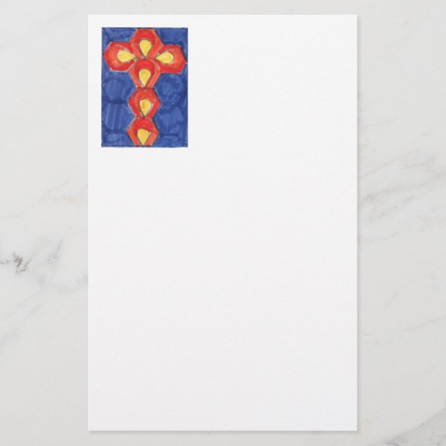 Kor Motif Stationery Brevpapper (Framsida)