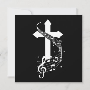 Kor Musik noter Musician Singer Singing Gift Inbjudningar