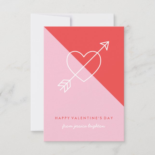 Kor My Heart Classroom Valentine - Berry Inbjudningar (Framsida)