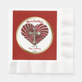 Kor-My-Heart-Personligen jul Pappersservett