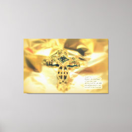 Kor och bibelcitat - kristendomen canvastryck