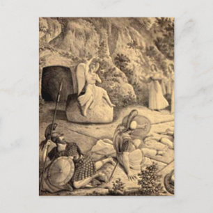 Kor och scener i Påsk och Handflatan Söndag Helg Vykort