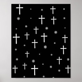 Kor och Stars Mönster Poster