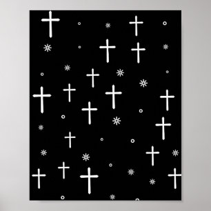 Kor och Stars Mönster Poster