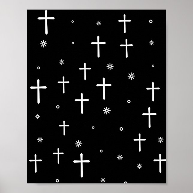 Kor och Stars Mönster Poster (Framsidan)