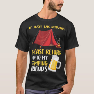 Kör om du vill gå tillbaka till min campingvännkam t shirt