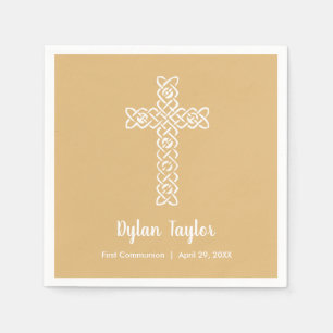 Kor om Guld-kommunens baptism Christening Pappersservett