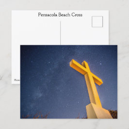 Kor om Pensacola Beach med mjölkaktig väg Vykort