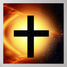 Kor, omgivet av stjärnor i Poster Fire Nebula