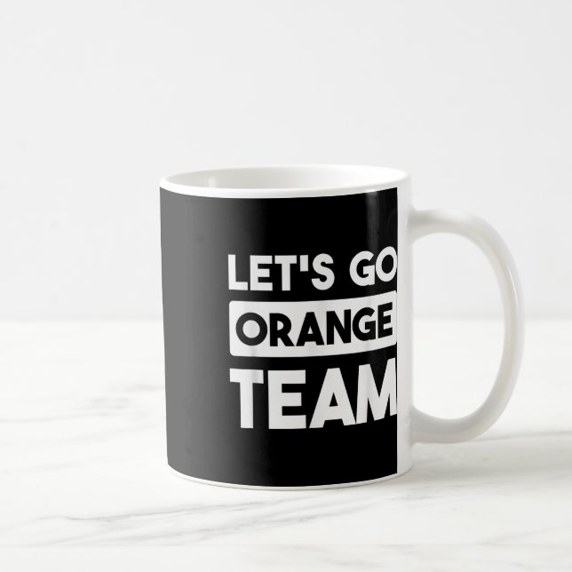 Kör Orange Team Krig Game Competition Sommar Ca Kaffemugg (Höger)