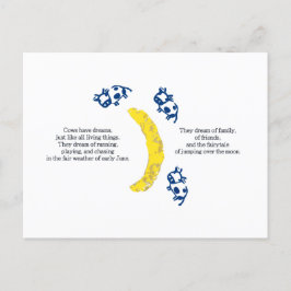 Kor över vykortet Måne Vykort