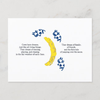 Kor över vykortet Måne Vykort