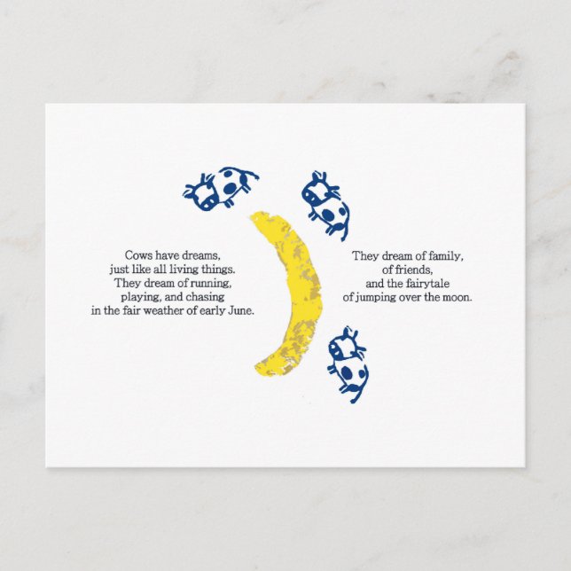 Kor över vykortet Måne Vykort (Framsida)