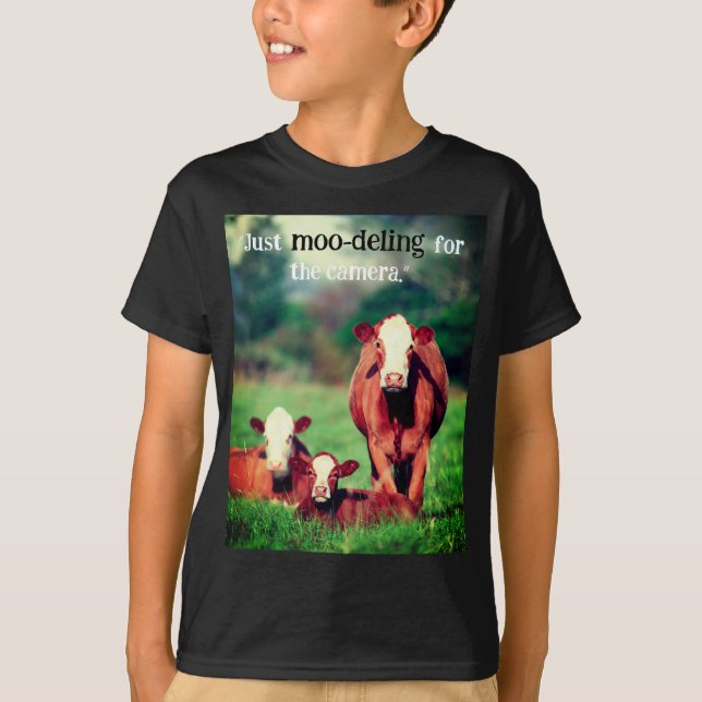 Kor på betesmark t shirt (Framsida)