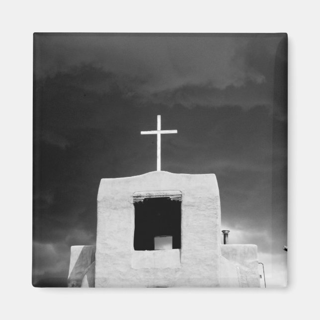 Kor på den äldsta kyrkan, San Miguel, Santa Fe, Magnet (Framsidan)