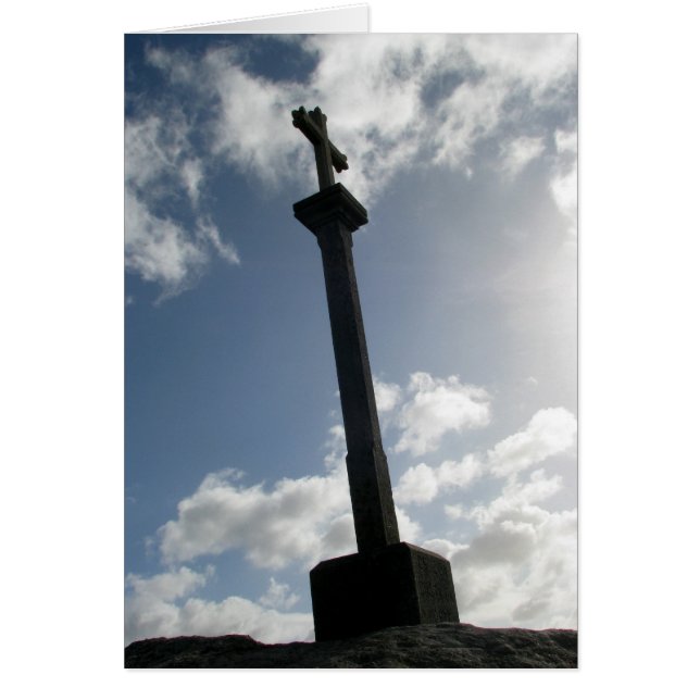 Kor på det Finisterre kortet Hälsningskort (Framsidan)