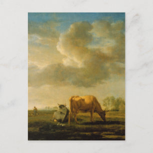 Kor på en Meadow av Adriaen van de Velde Vykort
