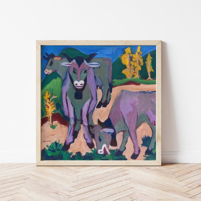 Kor på hösten | Ernst Ludwig Kirchner Poster (Skapare uppladdad)