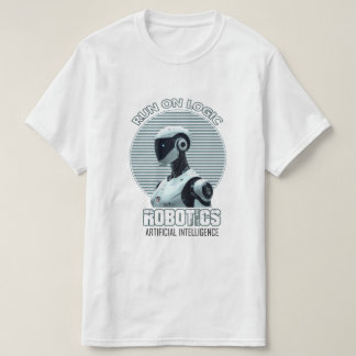 Kör på logik | Modern AI Humanoid Robot T-Shirt