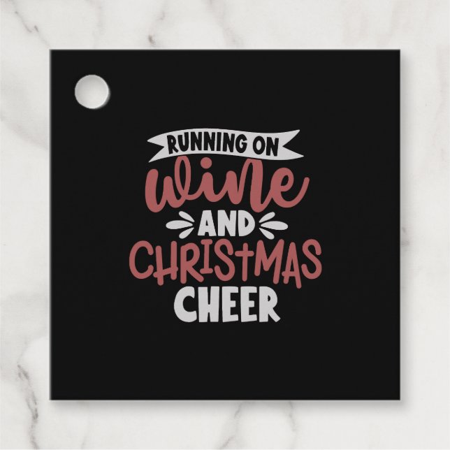 Kör på Vin och juljubilen Vin Gåvor Etiketter (Framsida)